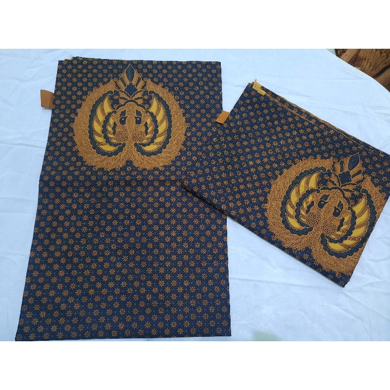batik sogan klasik motif truntum garuda / jarik sogan klasik