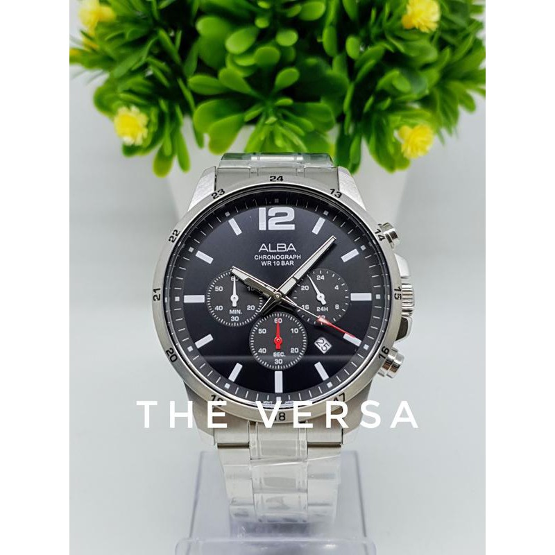 Alba AT3E81X1 AT3E81 Jam Pria Rantai Silver