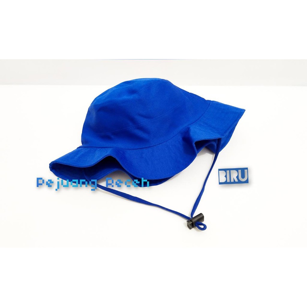 Topi Bucket Gunung Rimba Tali Polos