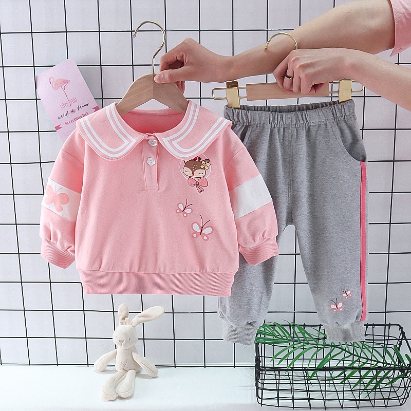 Setelan Anak Perempuan Baju Anak Perempuan Set LALA Import