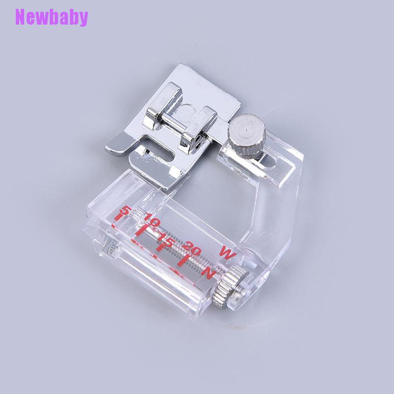 (Newbaby) Bias Binder Foot Snap-on Adjustable Untuk Mesin Jahit