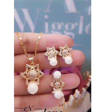 Xuping set kalung cincin dan anting y81999