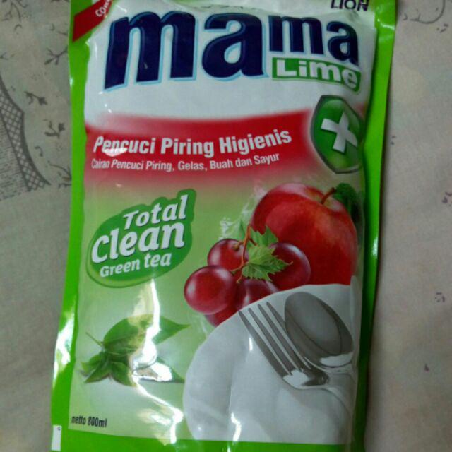 Mama Lemon Liquid Pouch Sabun Pencuci Piring 800ml