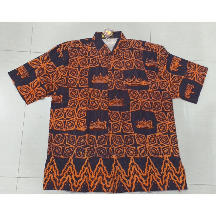 Batik Lengan Pendek Pria_Motif Lampung_Gabovira