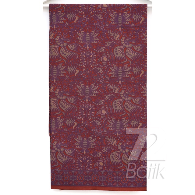 BAHAN BATIK PREMIUM Katun Warna Merah Maroon Marun Maron 722190 Cap 72 Jarik Jarit Samping Kebat Panjang Batik Katun Modern Premium Bahan Seragam Batik Pernikahan Kantor Keluarga Murah Kamen Jadi Batik Bali Lembaran