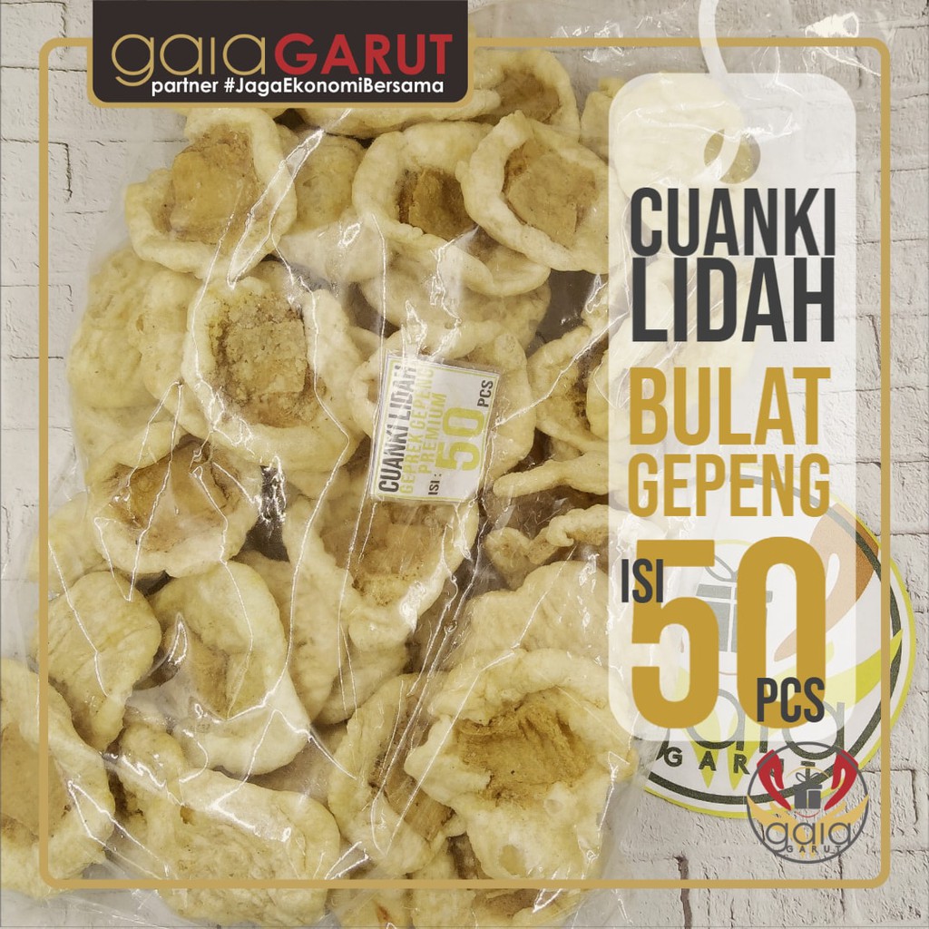 Cuanki Lidah Bulat Gepeng 50pcs Premium Toping Wajib Baso Aci Dan