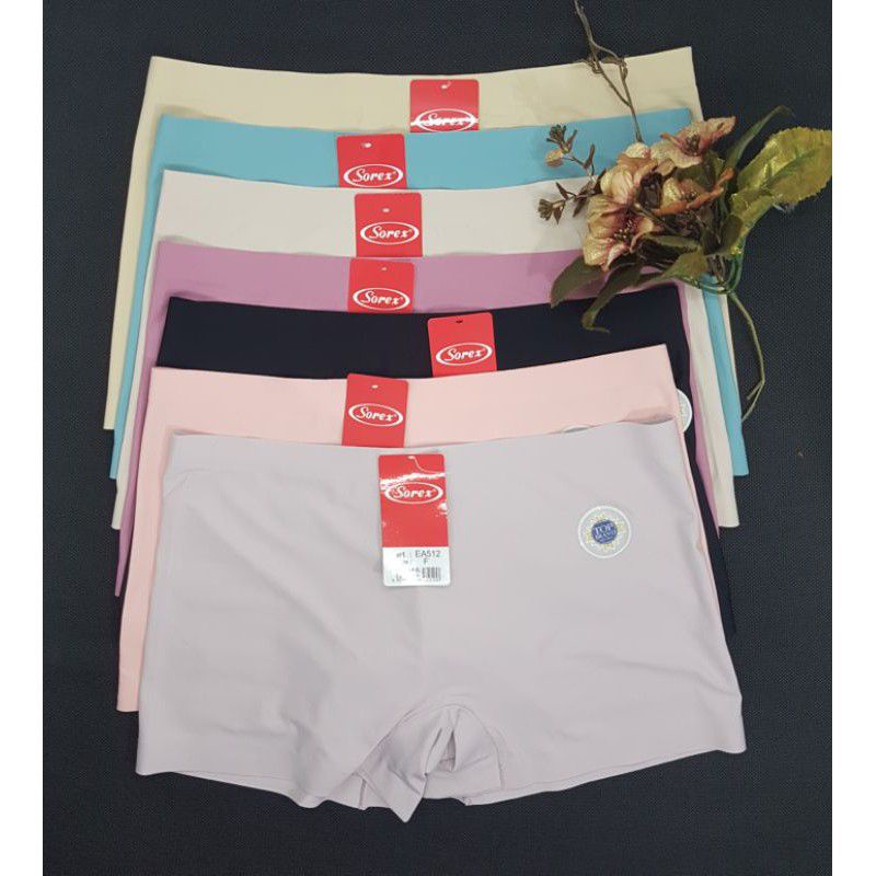 Celana Dalam Wanita Sorex EA512 Seamless Boxer Original Sorex | 6pcs Cd Seamless Sorex