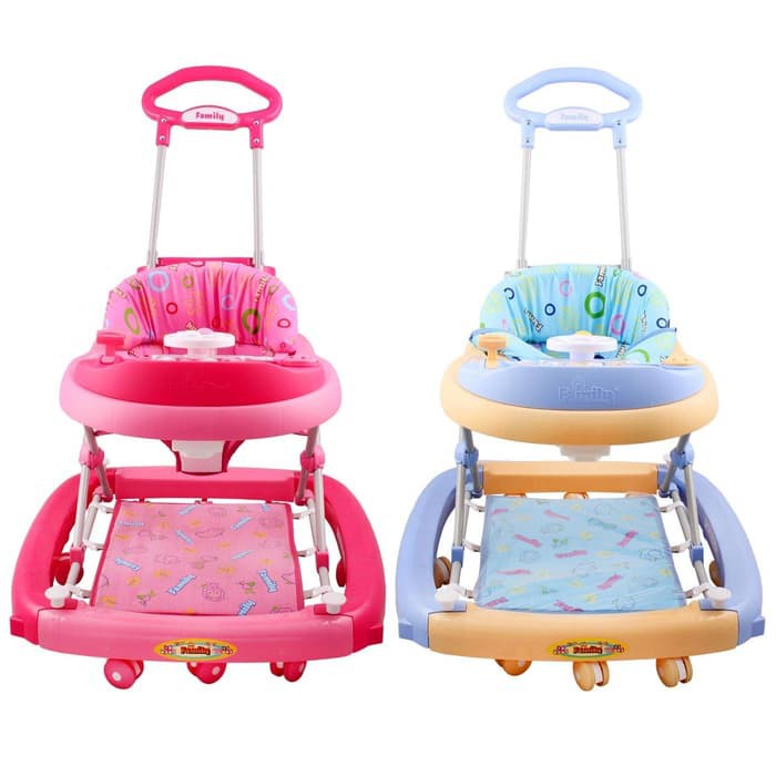 Family Baby Walker Car Stir Music roda bayi