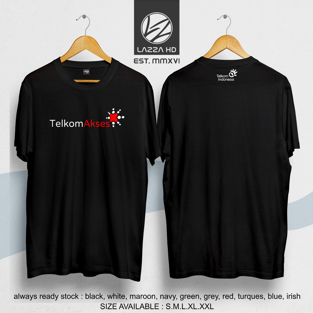 Kaos Baju Distro TELKOM AKSES INDIHOME TELKOM INDONESIA LOGO SIMPLE Terlaris