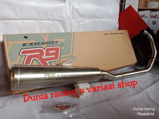 Knalpot R9 Retro kawasaki W175 kawasaki W 175 asli dan original R9