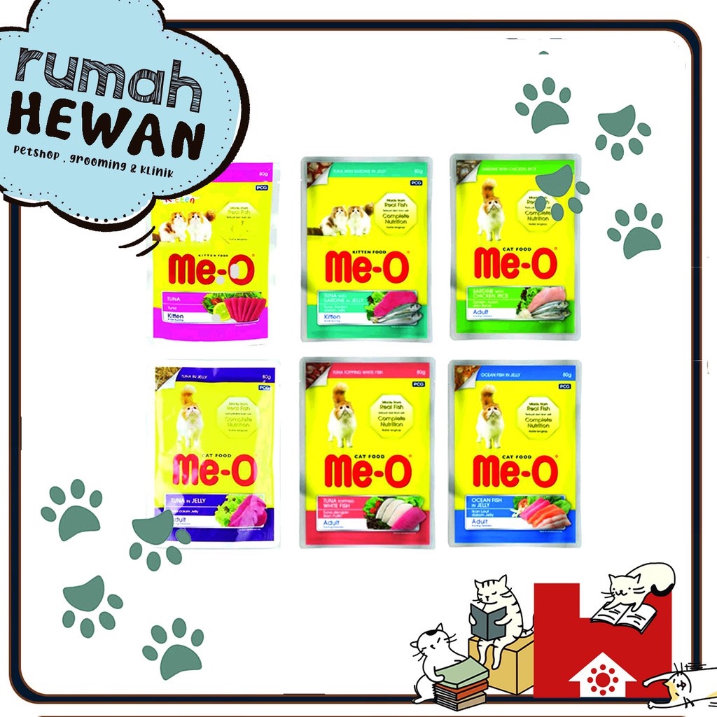 Meo Pouch 80gr Kitten &amp; Adult