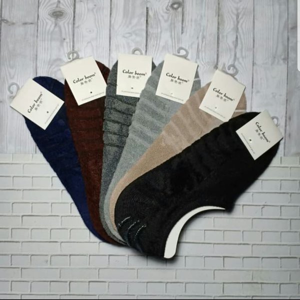 Kaos Kaki Color Boom Kaos Kaki Handuk Tebal Kaos Kaki Pendek hidden socks unisex anti Virus Bakteri
