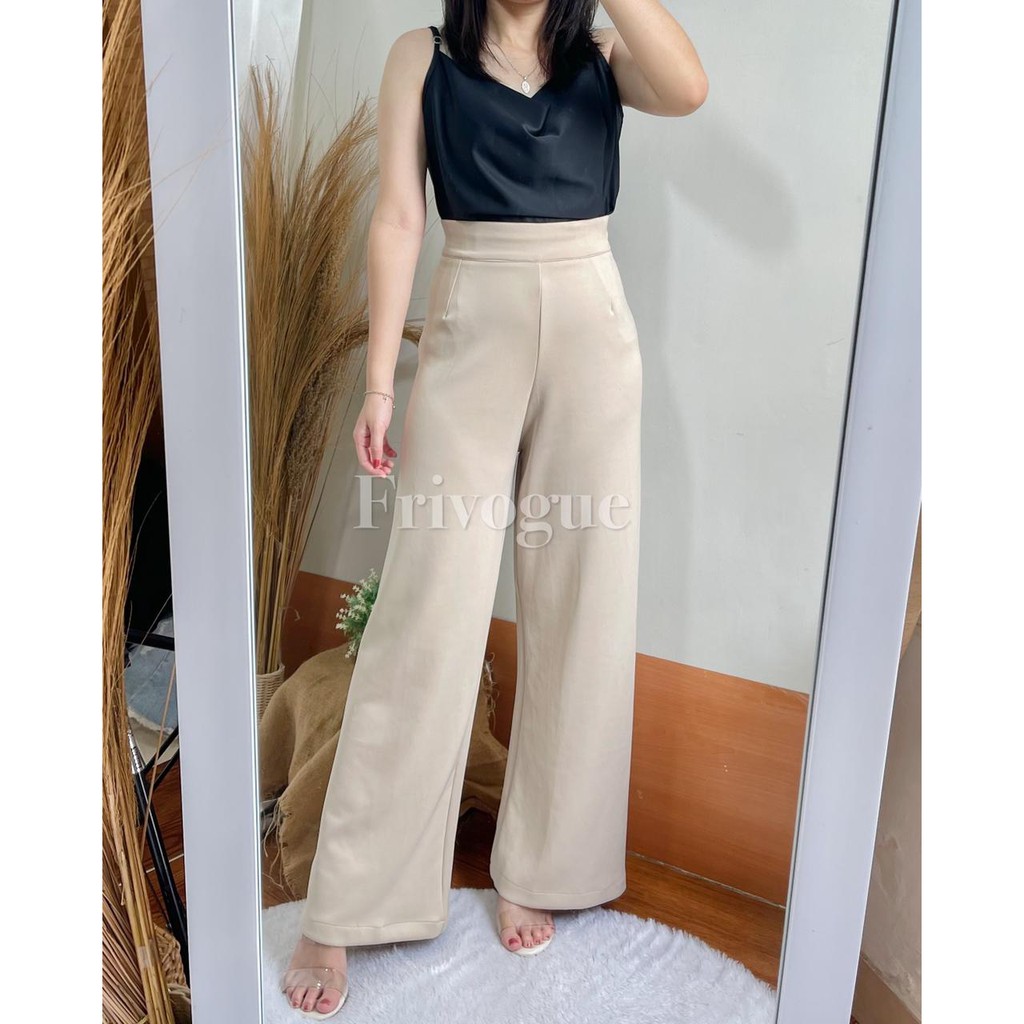 Zoey Culotte Pants | BACK ZIPPER