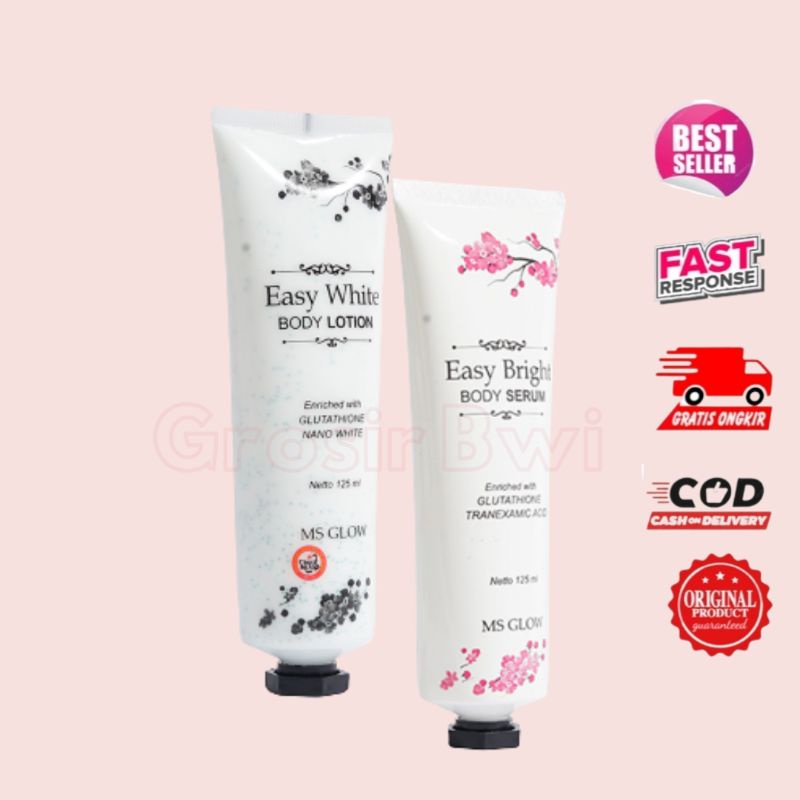 MS GLOW BODY SERIES - BODY SERUM MS GLOW - BODY LOTION MS GLOW