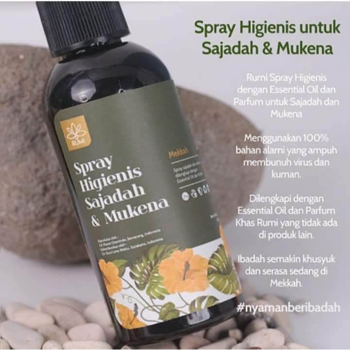 RUMI SPRAY HIGIENIS SAJADAH DAN MUKENA AROMA MEKKAH 50 ML