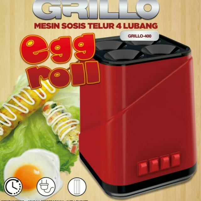 MESIN SOSTEL 4 LUBANG SNACK MAKER{LISTRIK DENGAN SAKLAR MASING MASING}