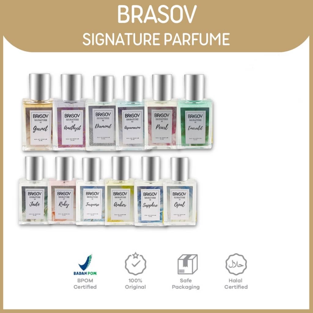 [35ml] BRASOV SIGNATURE PERFUME 35 ML ORIGINAL BPOM - PARFUM SPRAY 35ml - EAU DE PARFUME