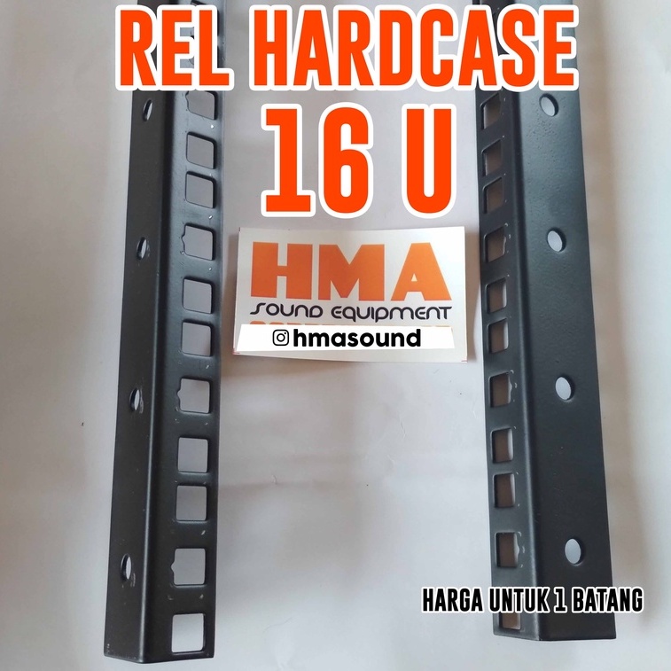 Besi Siku Lubang Rak Racklist Rel Hardcase 16U