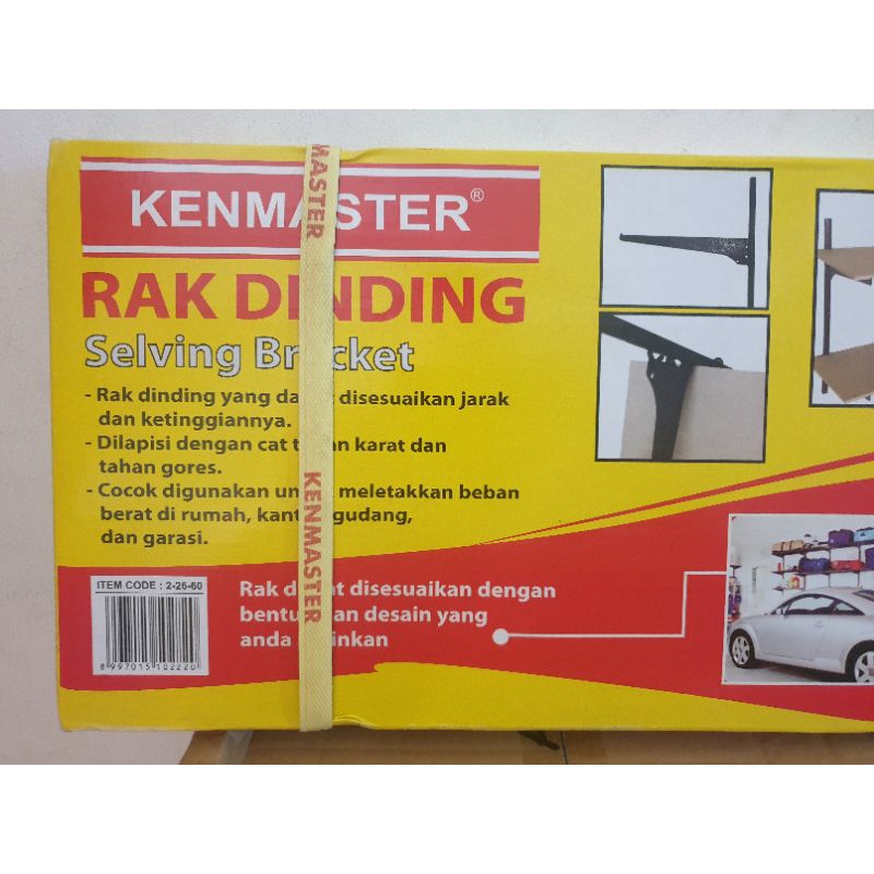 RAK DINDING 2 SUSUN SELVING BRACKET KENMASTER