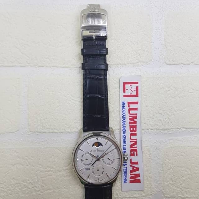 JAEGER LECOULTRE MASTER ULTRA THIN PERPETUAL CALENDAR WHITE DIAL V9F