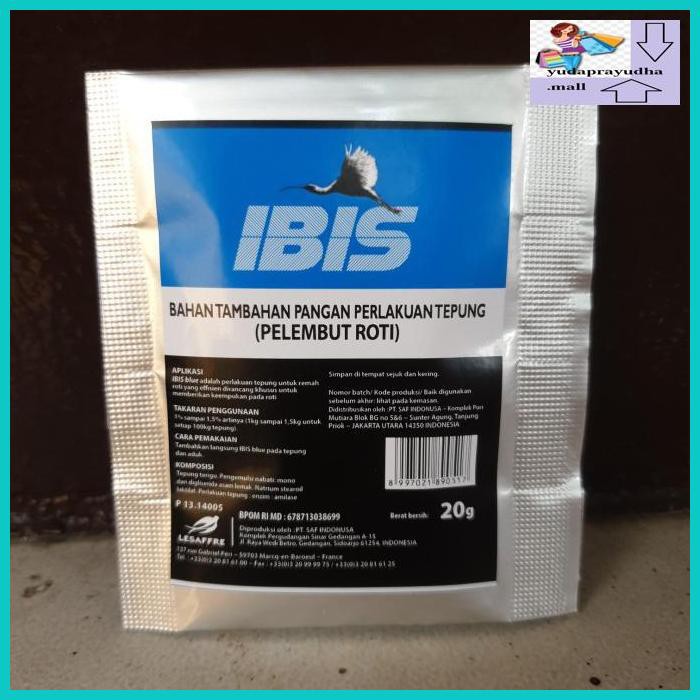 

54Etr7U- Satuan Ibis Blue Bread Softener 20 Gram 9Uhhjt7-