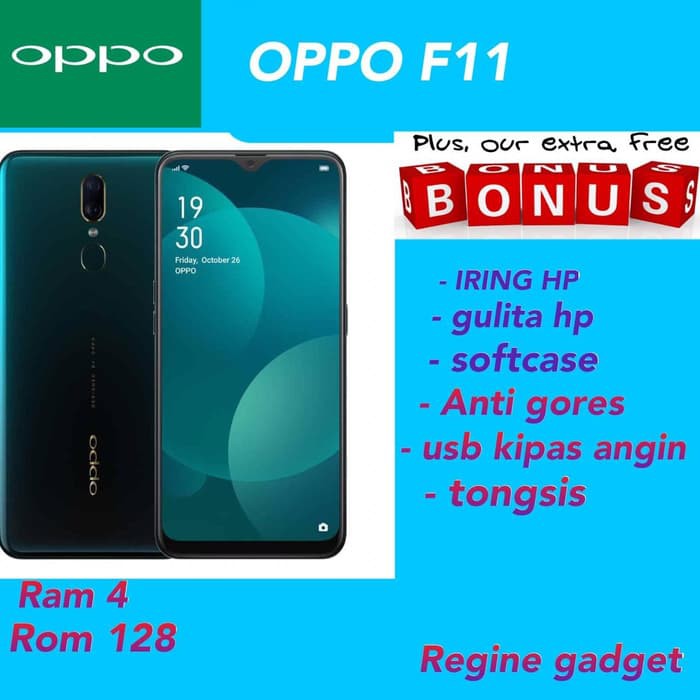 oppo f11 ram 4 128gb garansi resmi Oppo indonesia