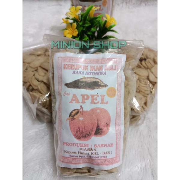 

kerupuk ikan cap apel (mini)