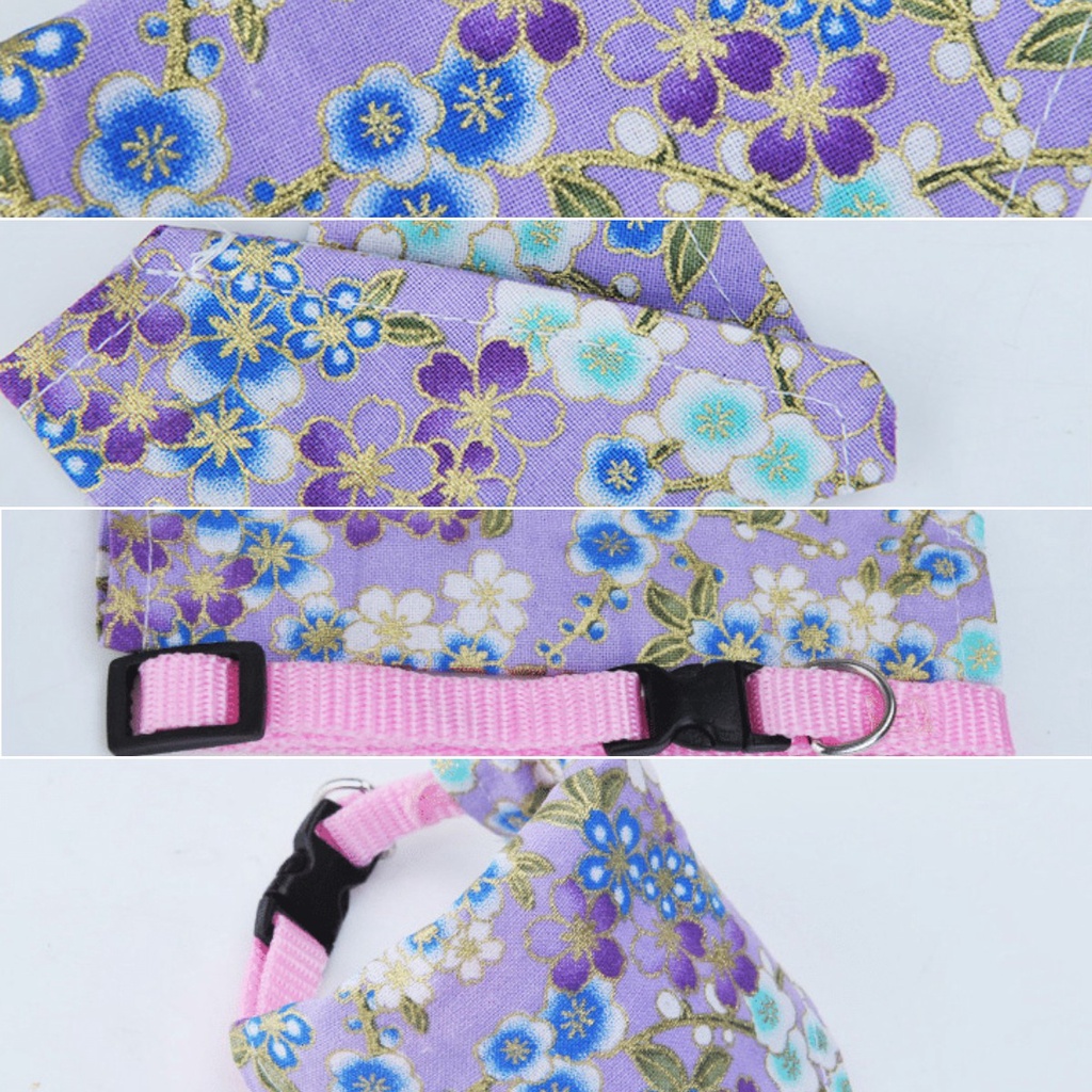 ★〓YUFeiPet〓★ Pet Triangle Towel Cat Print and Wind Collar Collar Dog Collar Webbing Saliva Towel Scarf Decorations Pet Supplies