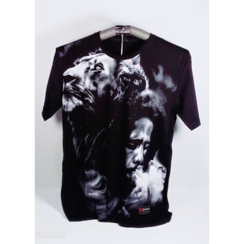 Kaos. Bob Marley Baju Bob Marley Singa