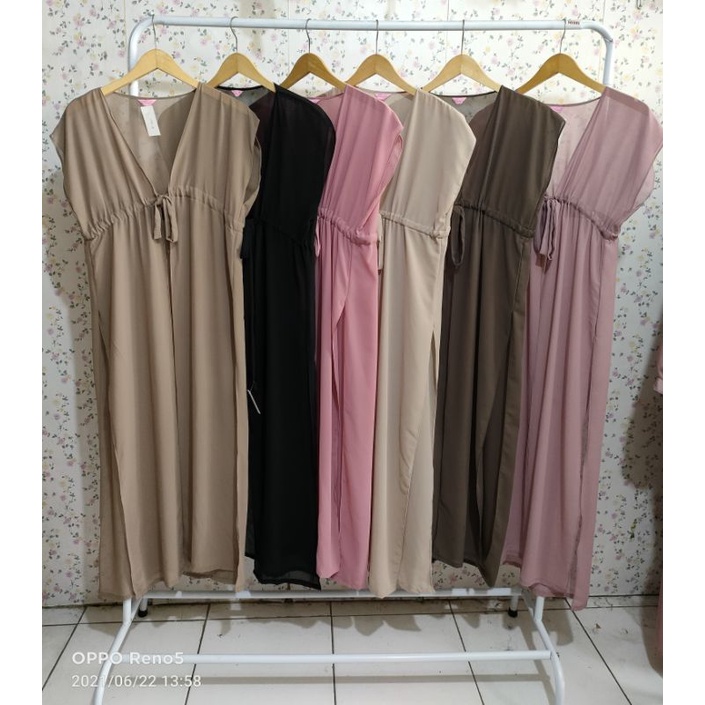 outer panjang wanita cantikkk ceruty babydoll