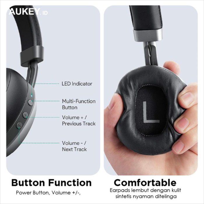 Aukey Wireless Headphone Bluetooth 5.0 - EP-B52 - 500932