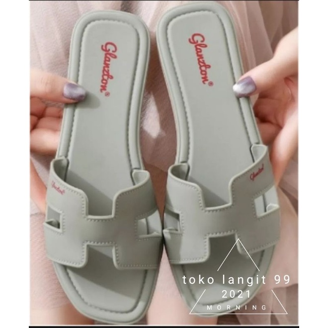 Sandal Karet Jelly Wanita Sandal Empuk Sandal Flat Wanita Murah Sandal Wanita Import