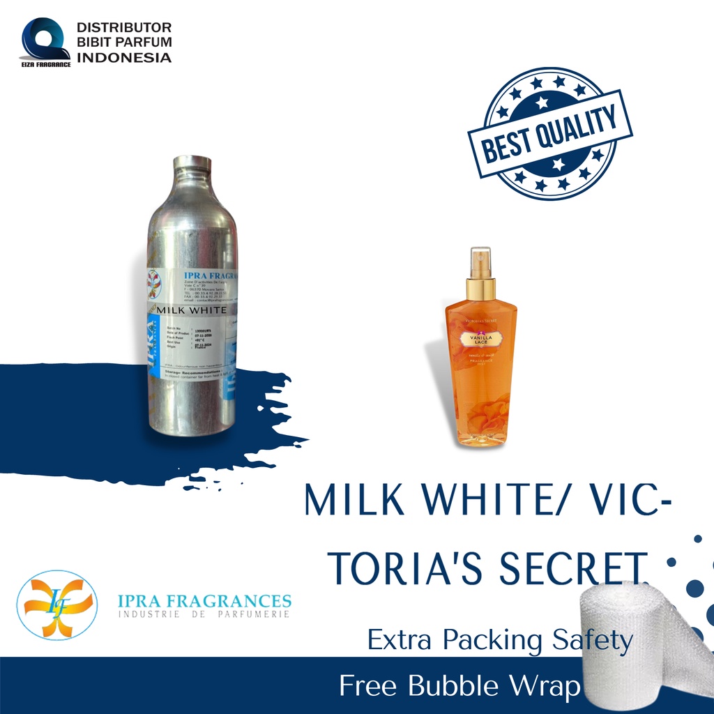 BIBIT PARFUM MILK WHITE/ VICTORIA'S SECRET VANILLA GLACE UKURAN 1000 ML IPRA FRAGRANCE