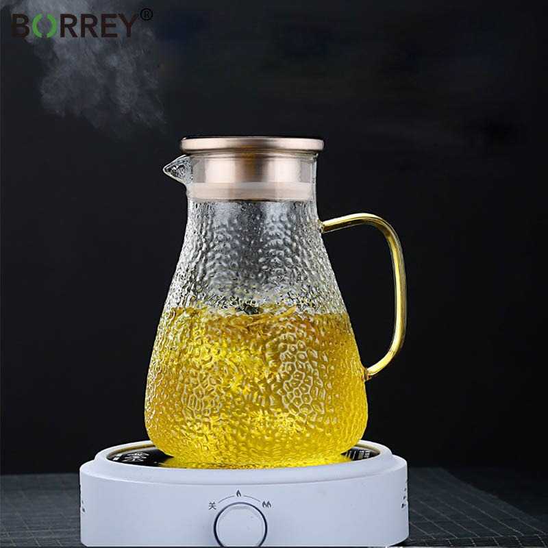 TD-DA1 BORREY Teko Pitcher Teh Chinese Teapot Borosilicate Glass - BR-271