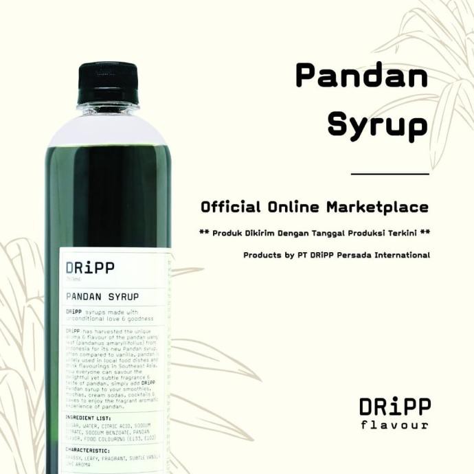 

DRIPP PANDAN SYRUP