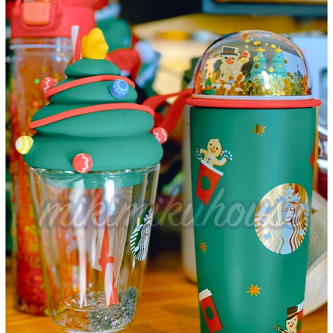 STARBUCKS CHINA CHRISTMAS TREE CINA PENGUIN NATAL TUMBLER DECEMBER NOVEMBER KOREA 2021 TAIWAN