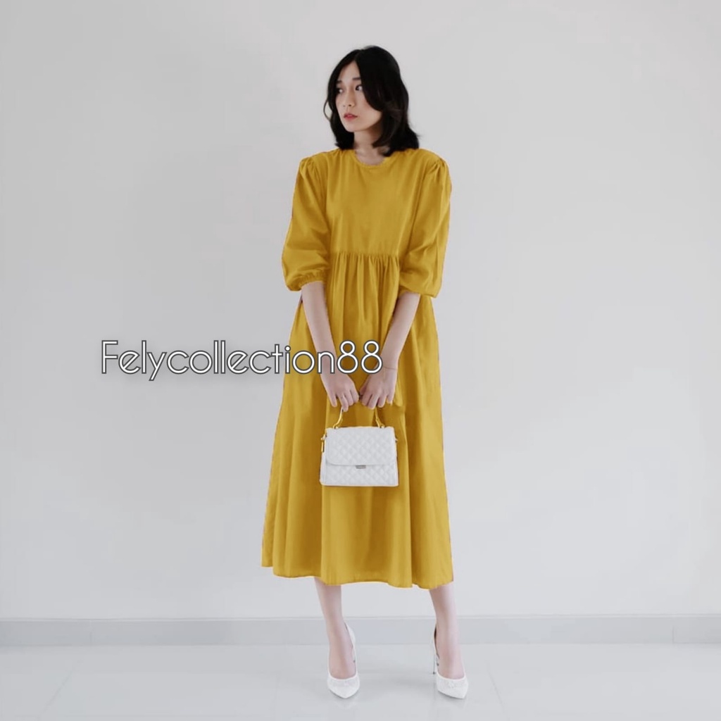 HARUMI MIDRESS PREMIUM //  DRESS MUSLIM WANITA TERBARU