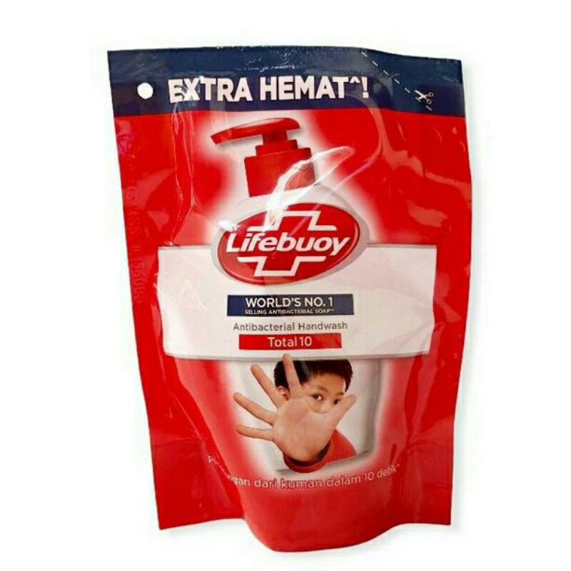 LIFEBUOY Antibacterial Handwash Mild Care&amp;Total 10 (SABUN CUCI TANGAN) 220 - 400ML