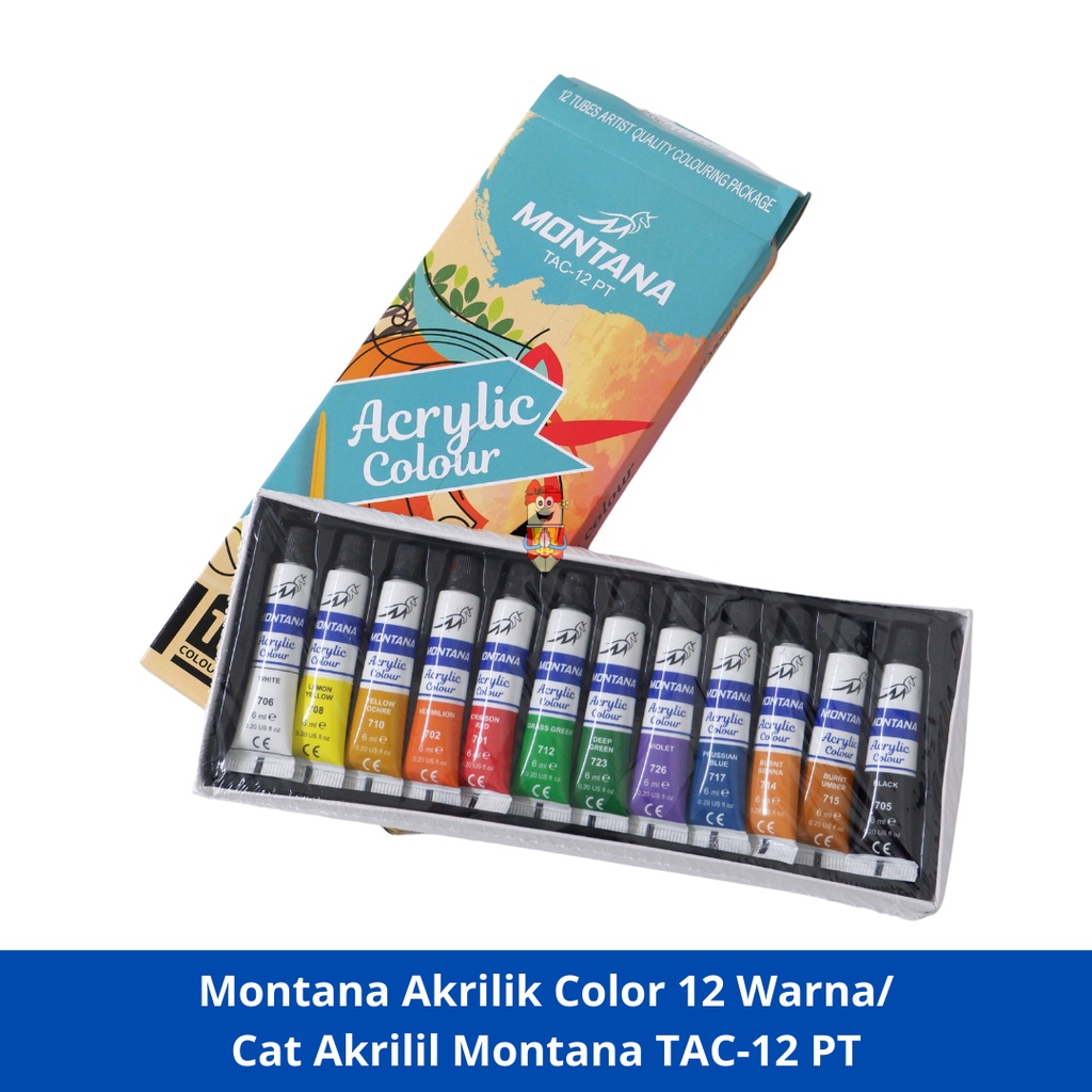

Cat Akrilik Montana TAC-12 PT / Montana Akrilik acrylic Color 12 Warna