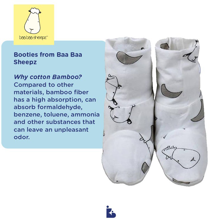 Baa Baa Sheepz Booties | Kaos Kaki Bayi