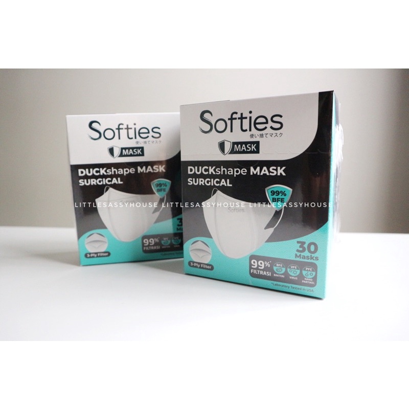 MASKER SOFTIES DUCKSHAPE SURGICAL/ masker duckbill box sachet - littlesassyhouse