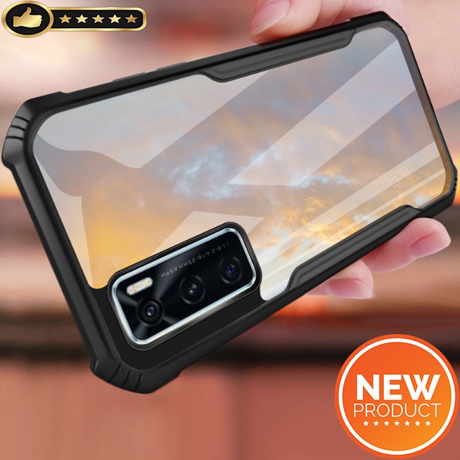 Hard Case Vivo V20 SE Shockproof Armor Tranparant Premium Casing