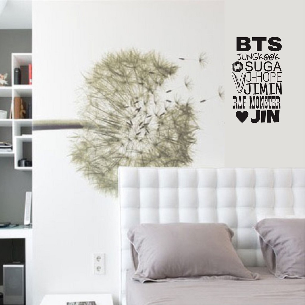 WALL STIKER BTS - STIKER BTS - STIKER DINDING BTS / STIKER KPOP
