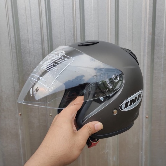 Helm INK centro KW helem pria wanita dewasa hitam doff SNI