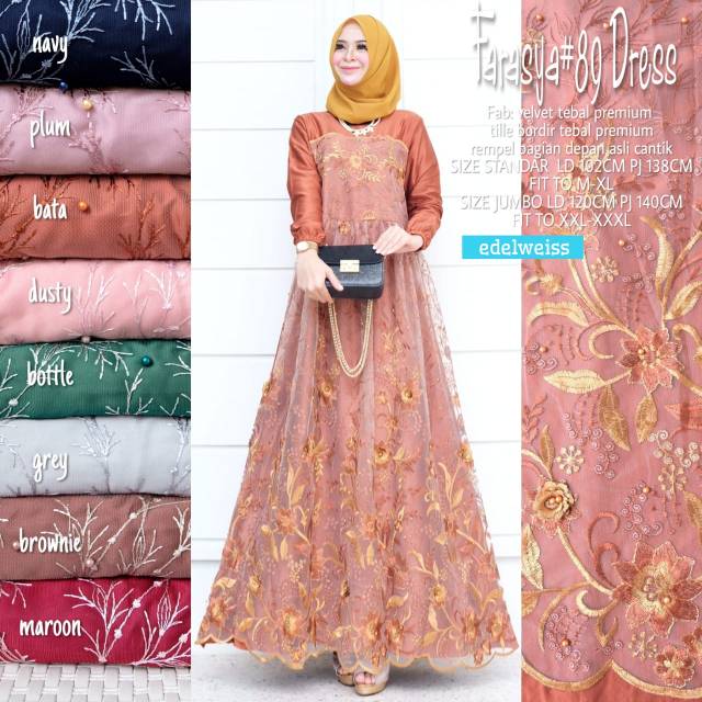 Farasya Brokat Tile Dress/brokat/Tile Brokat