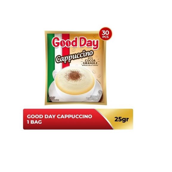 

GOOD DAY CAPPUCCINO 1 BAG 30 SACHET