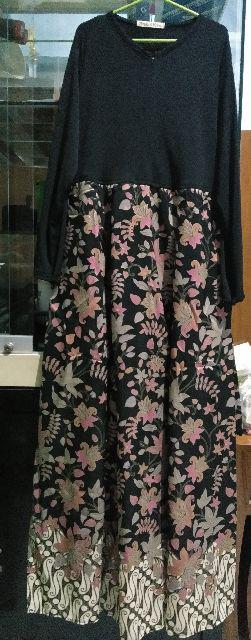 Ready Stok Siap Kirim Gamis Batik Ori Pingu Lovin