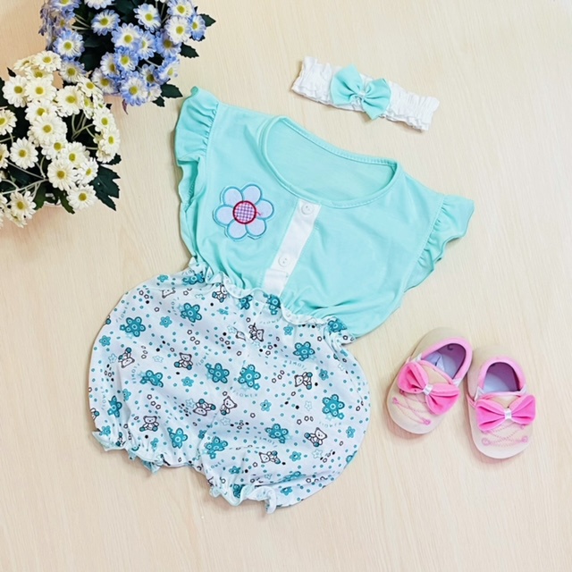 Jumpsuit Fashion Bayi Set Bando Murah Meriah Modis