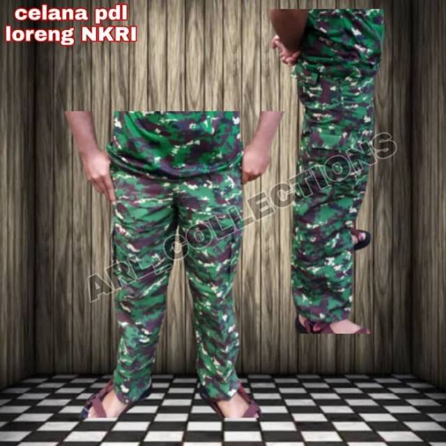 Celana panjang loreng NKRI/celana PDL lapangan army/celana panjang cargo tactical military outdoor