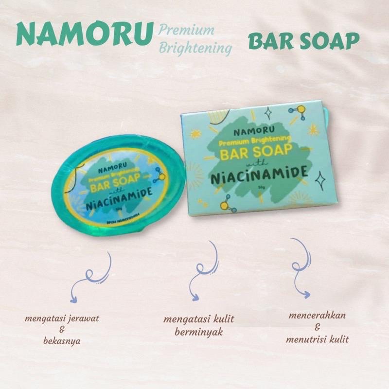 READY NAMORU premium brigheting soap/sabun namoru bpom